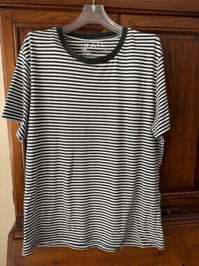 Black/White Striped T-Shirt (The Rail, Nordstrom)